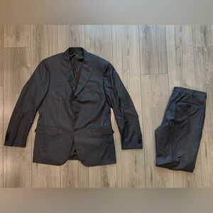 Boggi Milano Loro Piana Four Seasons Super 130's WoolBlazer Suit Jacket Sz 40 7R